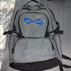 Silver & Blue Nfinity Cheerleading Backpack